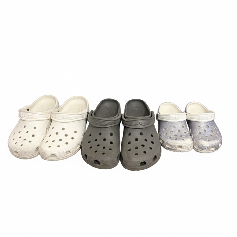 Bundle of 3 kids/ junior crocs- Size J3, J5, & C9